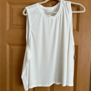 Abercrombie & Fitch (YPB) White Muscle Tee